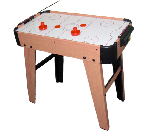 שולחן הוקי מעץ עם רגליים