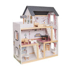 בית בובות מפואר "אמיליה" כולל ריהוט ואביזרים