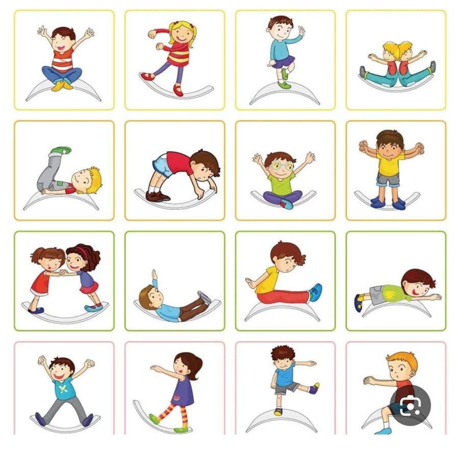 קשת איזון מונטסורית מעץ - בעיצוב קשת בענן. משלוח חינם!