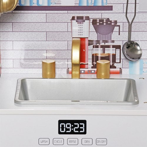 מטבח עץ עם אביזרים - דגם "אפריל"