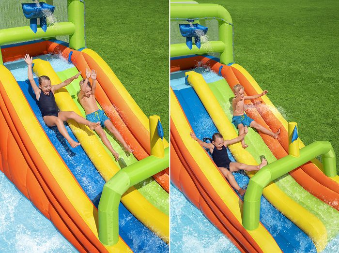 מתנפח פארק מים ענק H2OGO דו מסלולי 53368 מבית Bestway