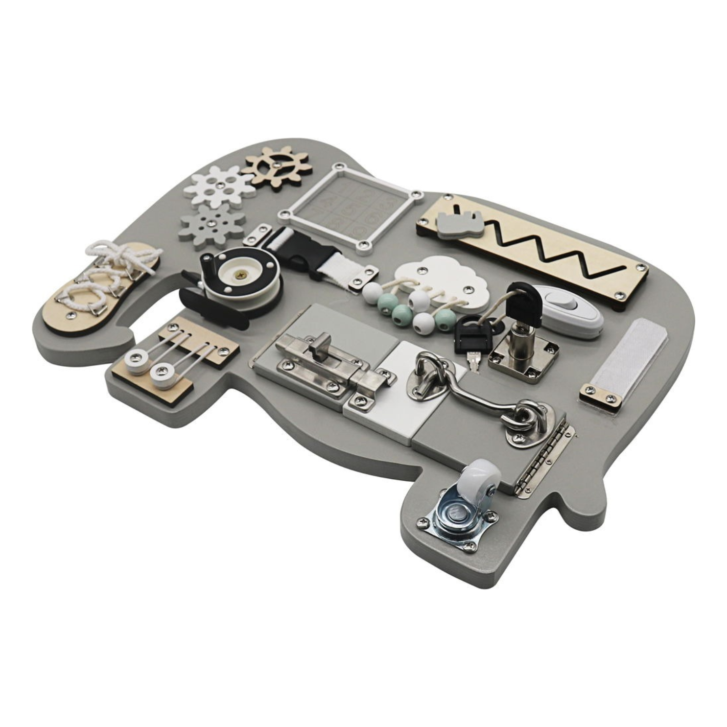 ביזיבורד מעץ בעיצוב פיל