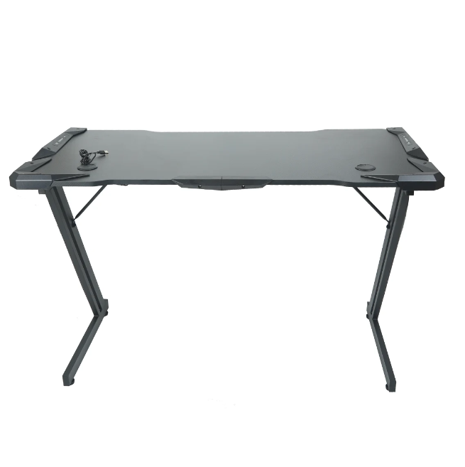 שולחן גיימינג ארגונומי עם אורות לד מבית LEVEL UP