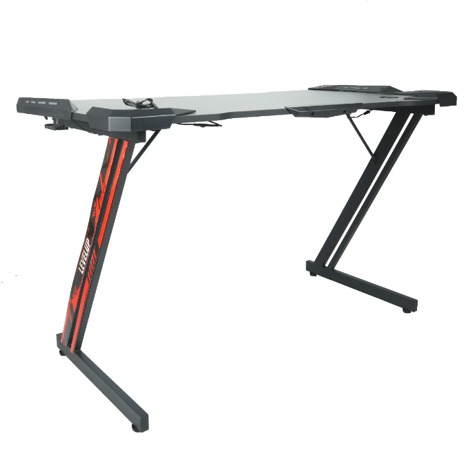 שולחן גיימינג ארגונומי עם אורות לד מבית LEVEL UP