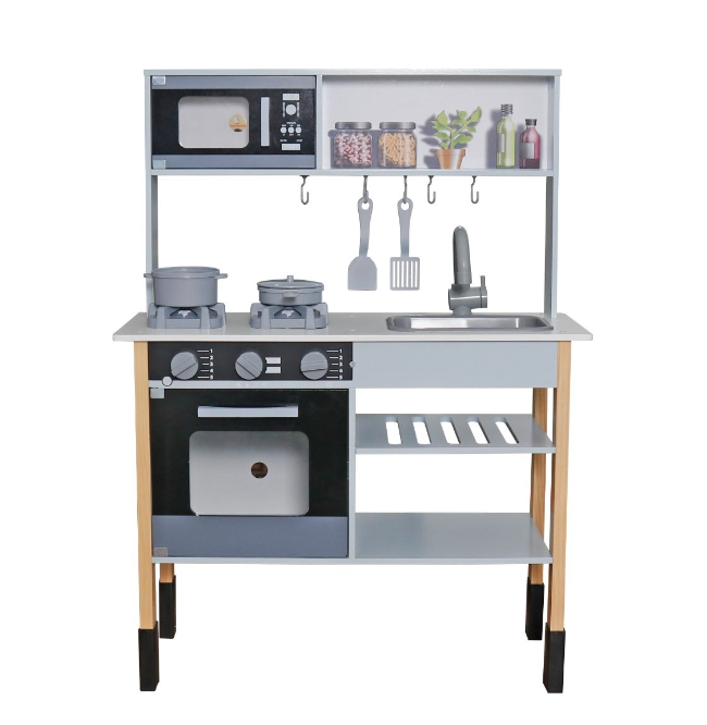 מטבח אלקטרוני מעץ דגם "רותם" כולל אביזרים