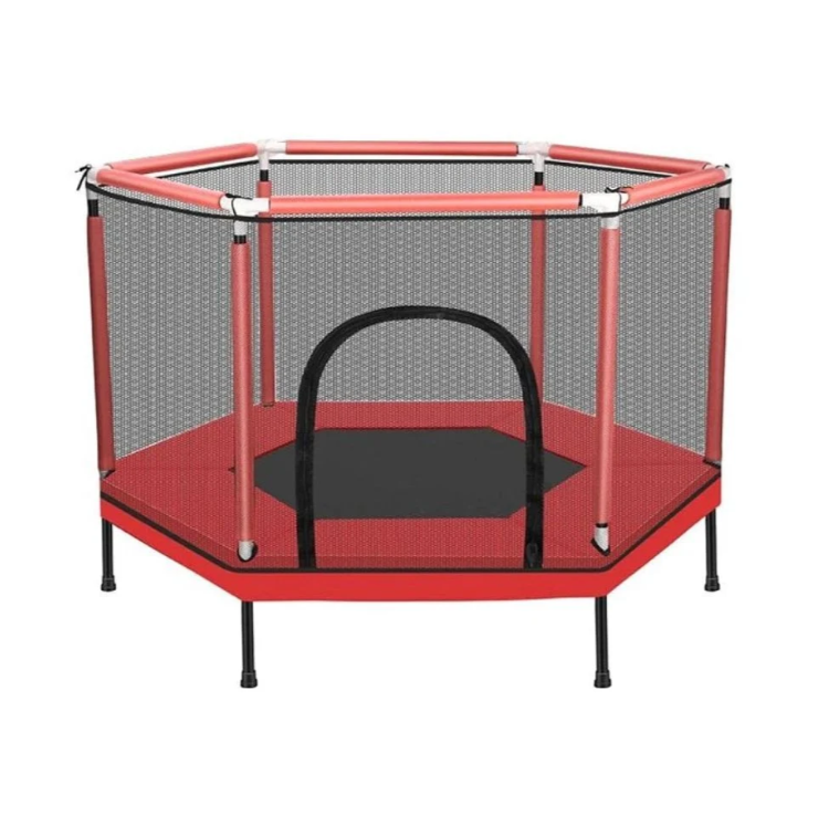 טרמפולינה בצורת משושה לילדים בגודל  1.60 מטר