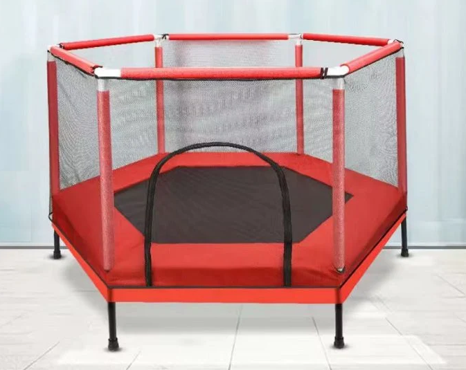 טרמפולינה בצורת משושה לילדים בגודל  1.60 מטר