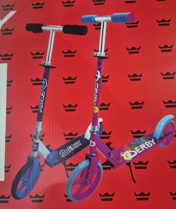 קורקינט מתקפל - גלגלים גדולים (200 מ"מ) מבית DERBY