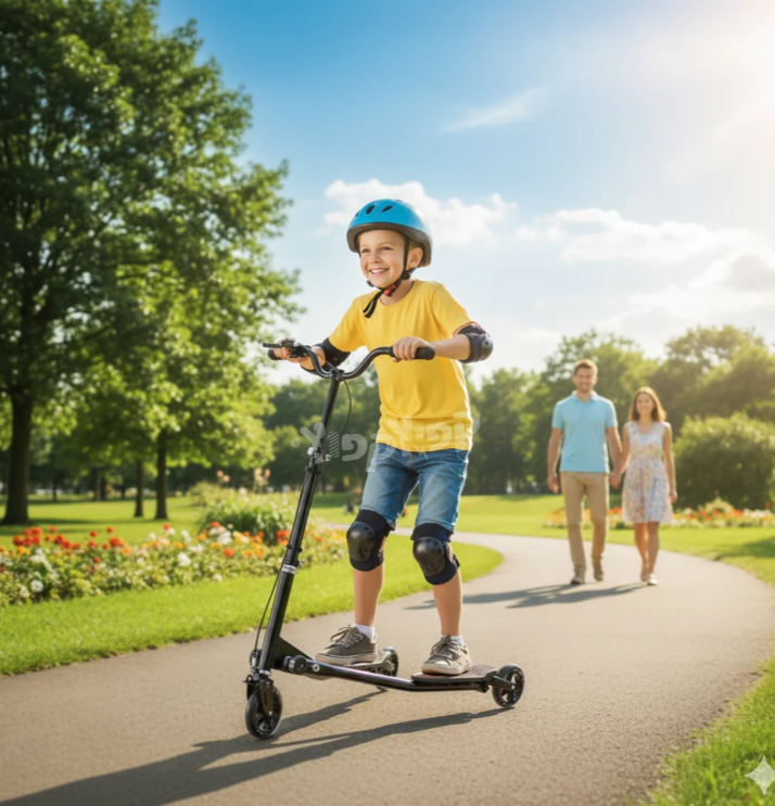 קורקינט סטריטר ספיידר 3 גלגלים מקצועי בשני צבעים