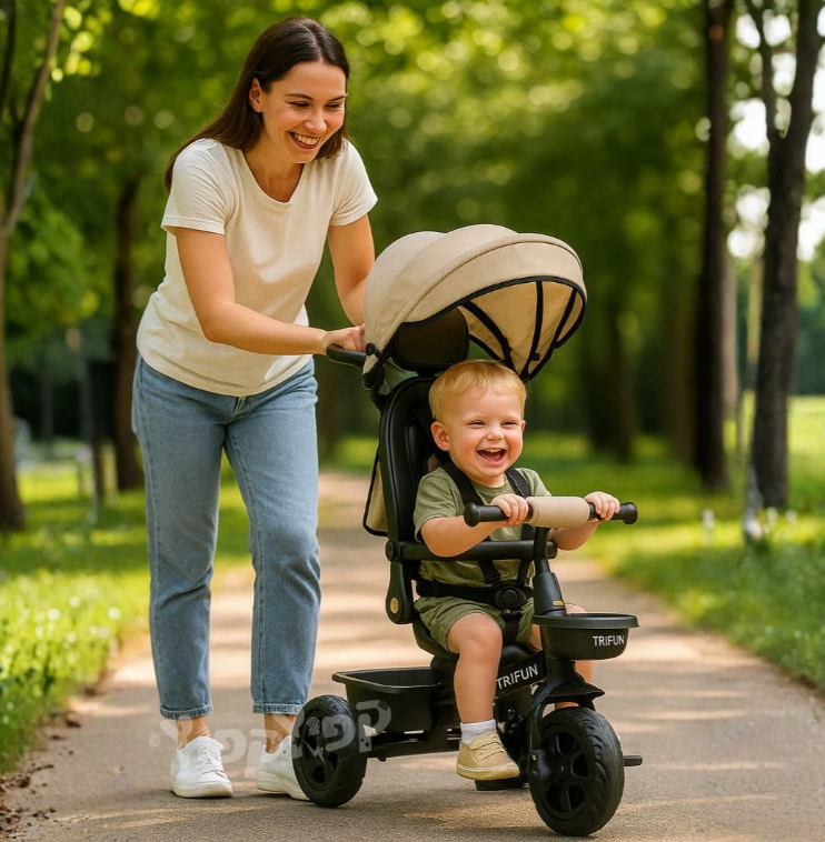 תלת אופן לפעוטות עם מושב המסתובב 360 מעלות