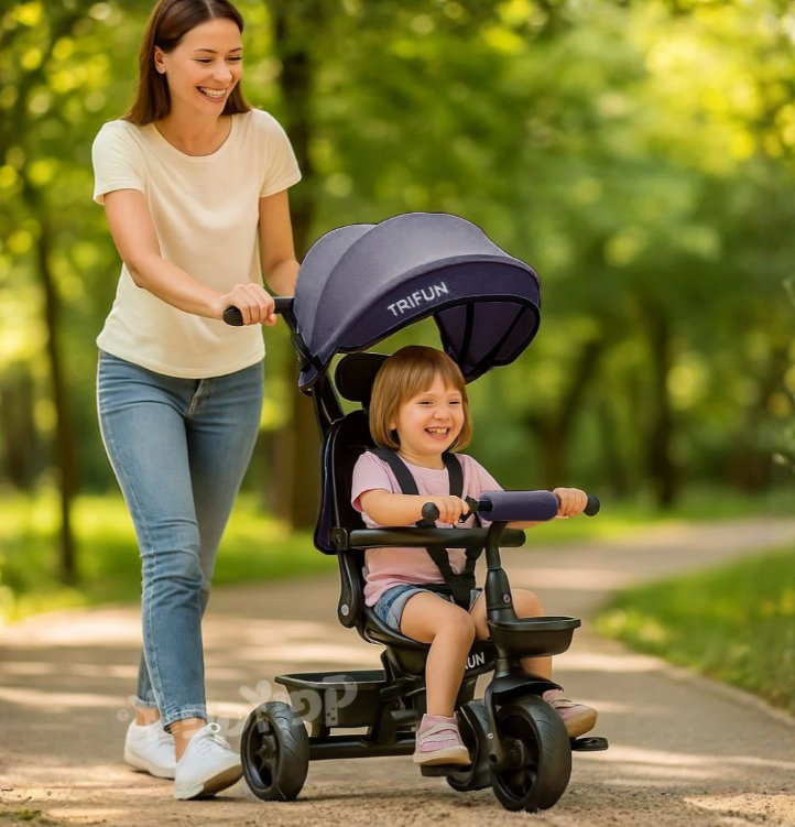 תלת אופן לפעוטות עם מושב המסתובב 360 מעלות