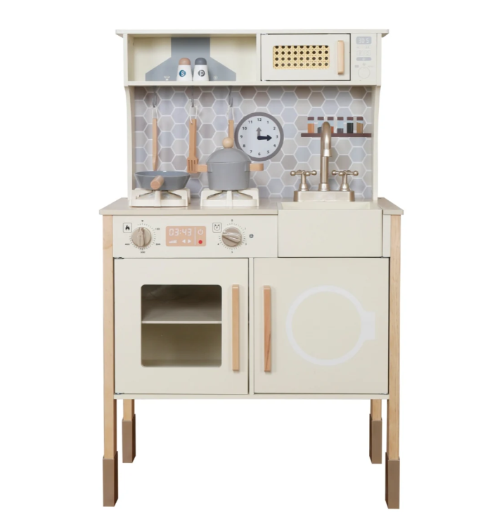 מטבח אלקטרוני מעוצב מעץ - דגם "יובל"