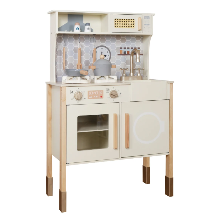 מטבח אלקטרוני מעוצב מעץ - דגם "יובל"