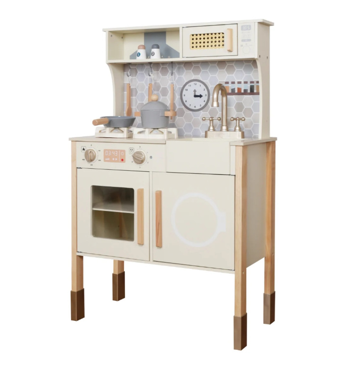 מטבח אלקטרוני מעוצב מעץ - דגם "יובל"