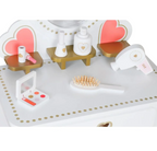 שידת איפור "רון" עם שרפרף תואם ואביזרים