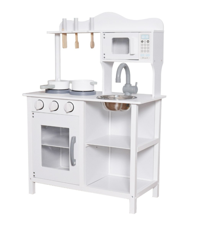 מטבח עץ קלאסי לילדים עם אביזרים - דגם "טליה"