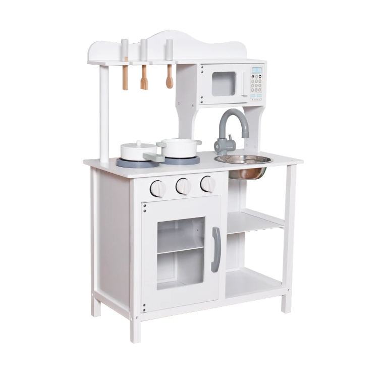 מטבח עץ קלאסי לילדים עם אביזרים - דגם "טליה"