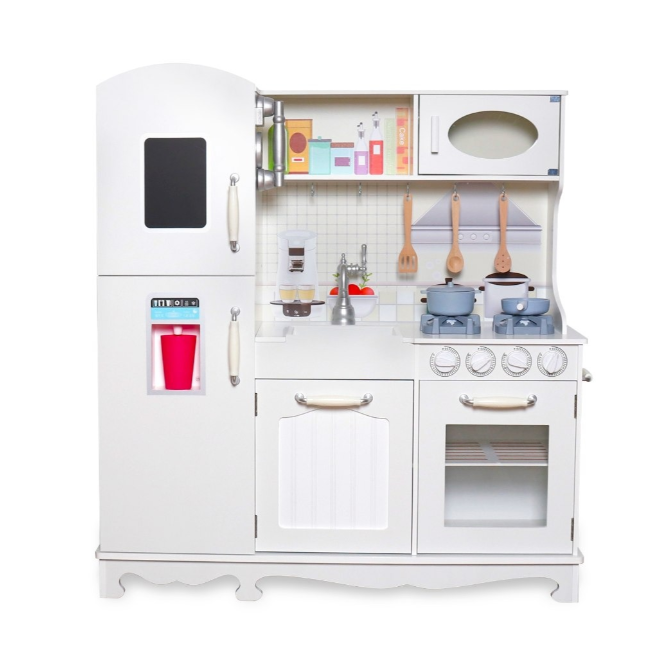 מטבח עץ אלקטרוני ענק לילדים - דגם "צליל"