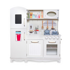 מטבח עץ אלקטרוני ענק לילדים - דגם "צליל"