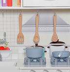 מטבח עץ אלקטרוני ענק לילדים - דגם "צליל"