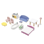 בית בובות סנדי לבן - נפתח, קלאסי ומאובזר