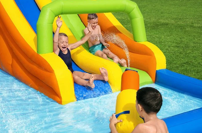 מתנפח פארק מים ענק H2OGO דו מסלולי 53368 מבית Bestway