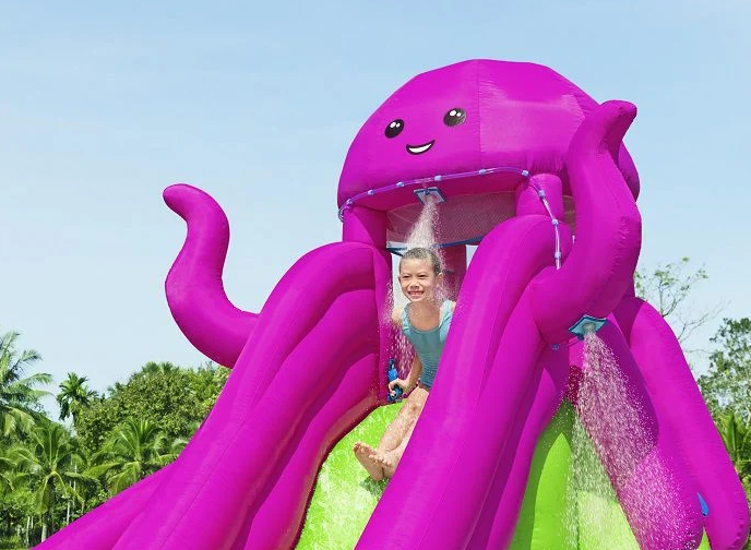 פארק מים מתנפח התמנון הסגול מבית Bestway דגם 5342R