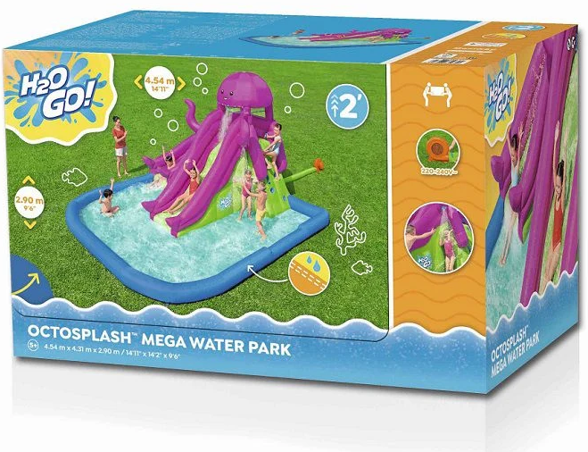 פארק מים מתנפח התמנון הסגול מבית Bestway דגם 5342R