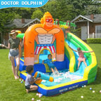 מתנפח מים בינוני מבית Doctor Dolphin - דגם גורילה 73008