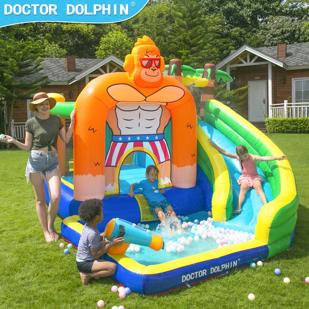 מתנפח מים בינוני מבית Doctor Dolphin - דגם גורילה 73008
