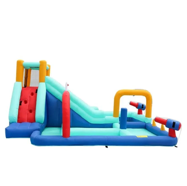 מתנפח מים עם מגלשה דו־מסלולית W73027 מבית Doctor Dolphin