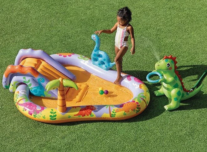 בריכה מתנפחת לילדים "פארק הדינוזאורים" - INTEX 56139