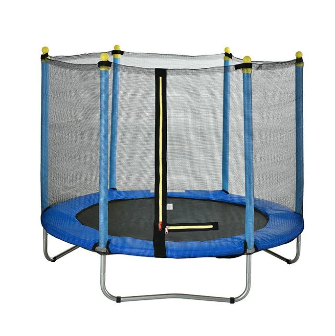 טרמפולינה 8 פיט 244 ס"מ עם רשת הגנה וסולם Jumpy Jump
