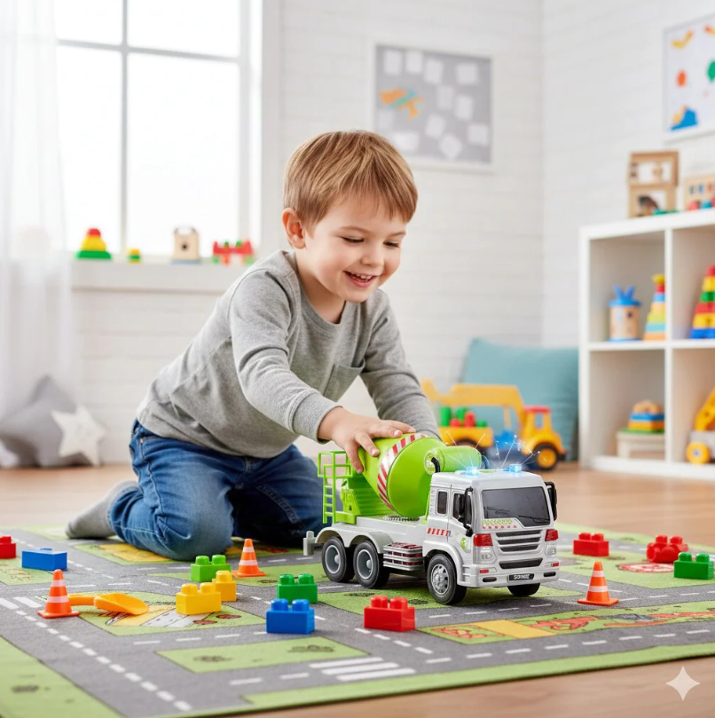 באנדל רכבי משחק עם אורות וצלילים - בחרו 3 מתוך 5