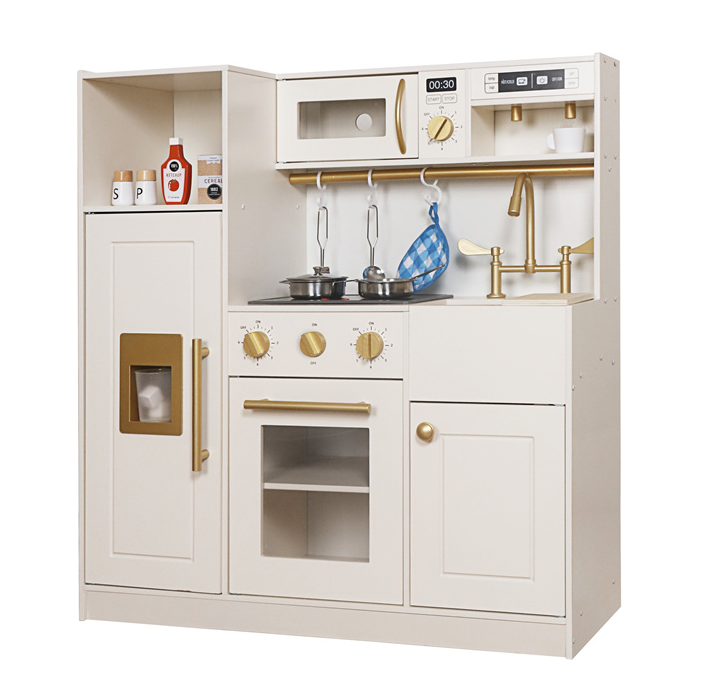 מטבח עץ מרהיב לילדים - דגם "ליאו"