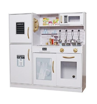 מטבח עץ עם אביזרים - דגם "אפריל"